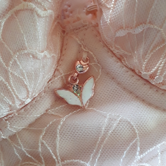 NIB! Wide Back Support Lace Bra - Picture 9 of 11